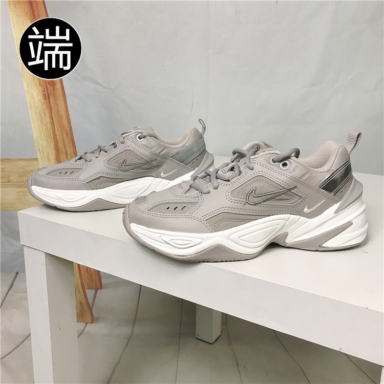 耐克 Nike M2K Tekno 白银复古老爹鞋 AO3108 BQ3378-100 CJ9583 - 图2