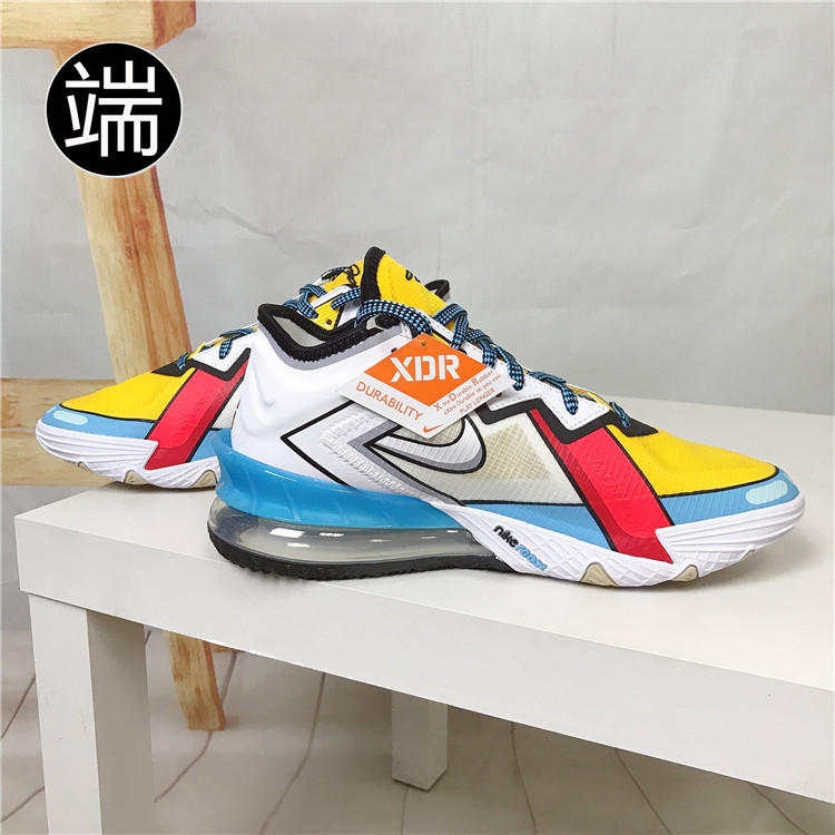 Nike耐克LeBron 18 Low 詹姆斯男气垫篮球鞋 CV7564-300-104-103 - 图3