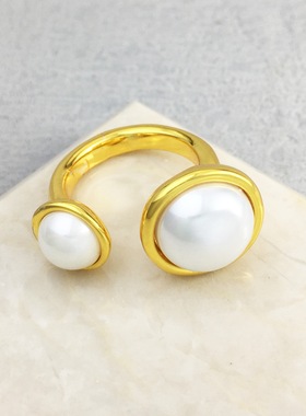 西班牙unode50轻奢复古珍珠耳环女小众简约气质