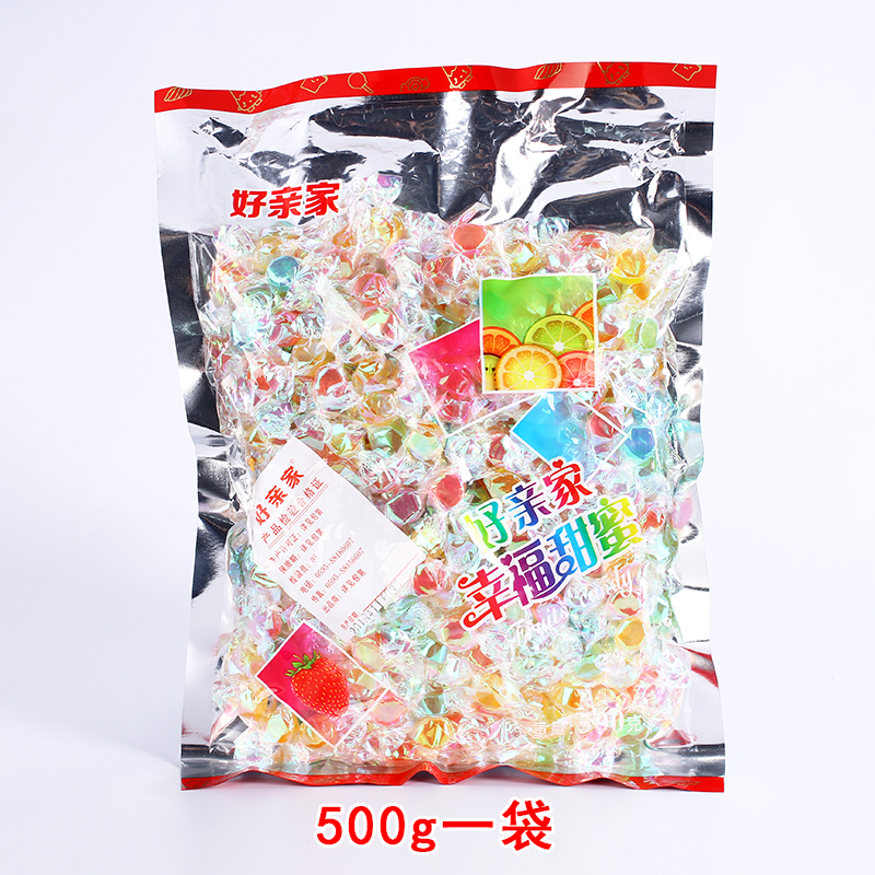 好亲家千纸鹤糖果500g散装水果味儿时童节奖励网红奖励零食喜糖果