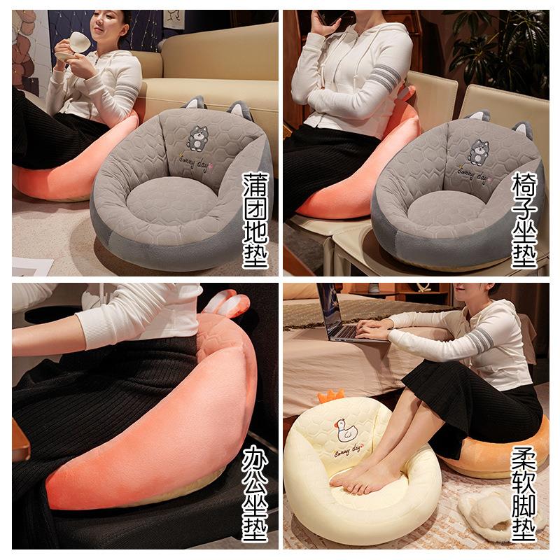 Warm winter tatami cushions, backrests, floor futons, lazy piers, floor living room bay window cushions, children's balcony cushions
