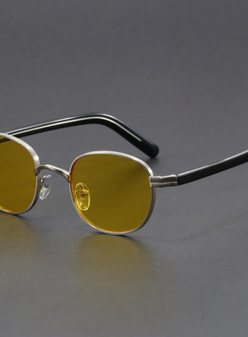 2025复古小框眼镜架男款超轻近视