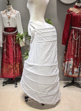 裙撑鱼骨长款欧式宫廷风中世纪复古洛可可礼服巴斯尔后翘马尾撑