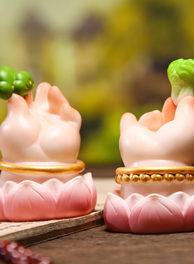胖嘟嘟佛手摆件平安纳福装饰品
