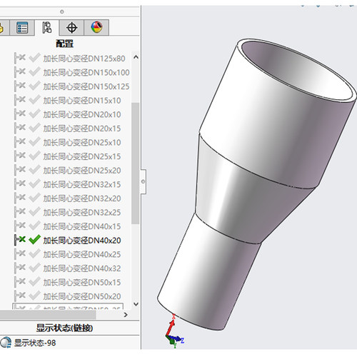 solidworks卫生管道库卡箍视镜端口接头3d全配置模型焊接管件库 - 图0