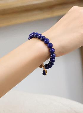 新中式国风青金石南红葫芦手串