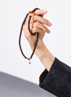 石榴石蜜蜡南红多圈手串单圈项链