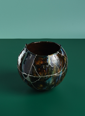 西野诗织陶花盆艺术家居眼球