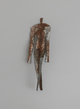 日本铁艺雕塑吉田次朗作家款