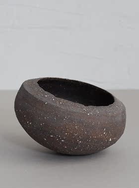 大中和典 日本陶艺家手作：粗陶花器/花瓶/装置ikebana （现货）