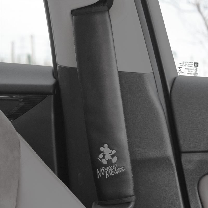 米奇汽车安全带护肩套可爱卡通四季加长保险带冬季车内装饰通用型-图1