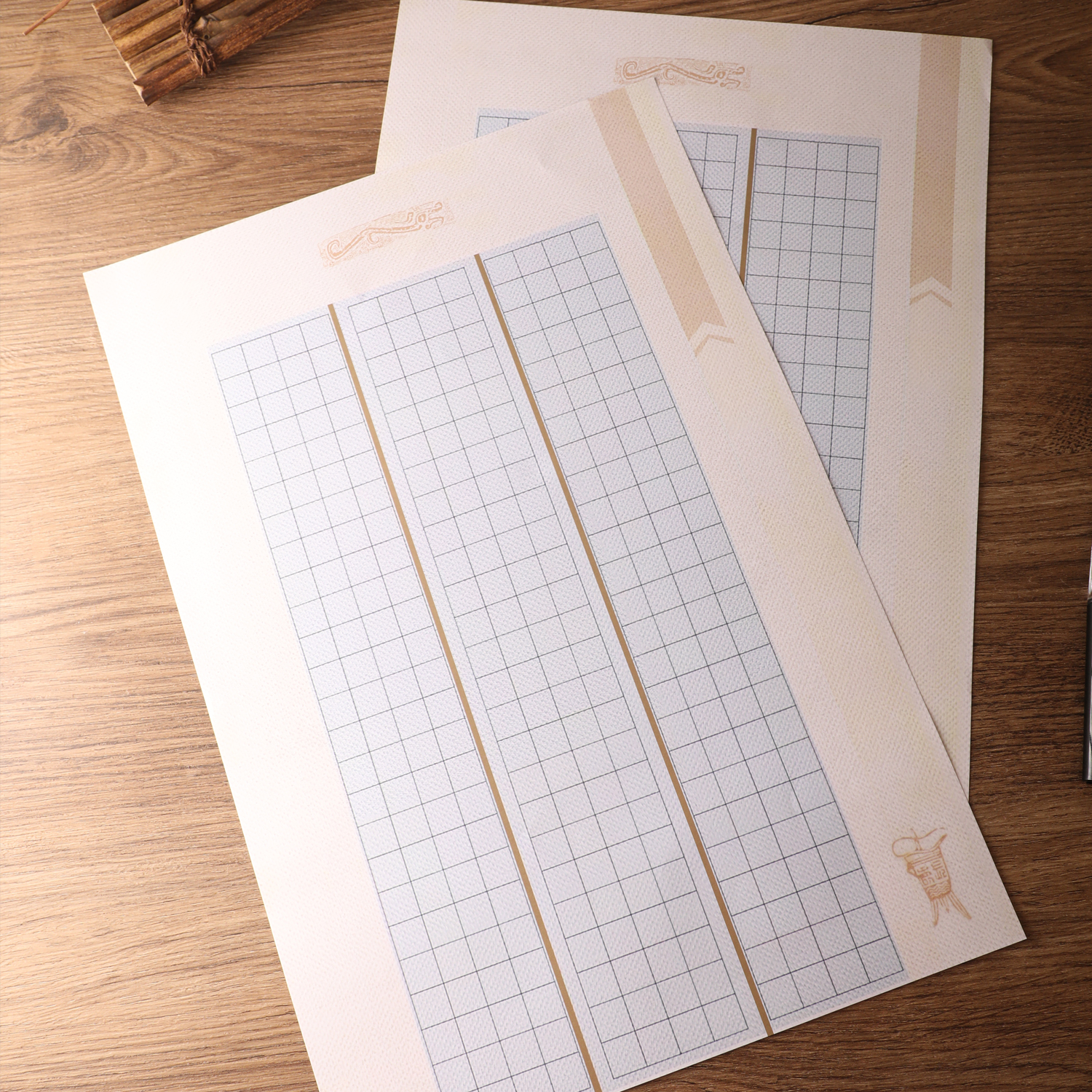 悠悠A3硬笔书法纸方格作品纸学生比赛创作展览用纸临江仙 - 图0