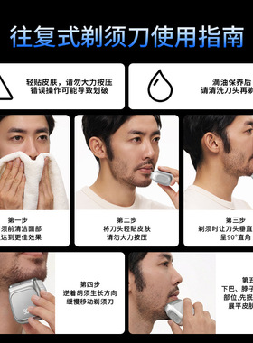 Laifen徕纷2026新款高速往复式电动剃须刀跨境专供全身水洗男士刮