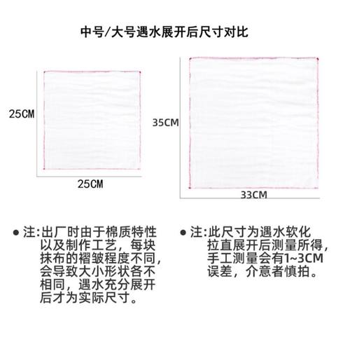 家用纯棉纱加厚洗碗布清洁抹布百洁布擦碗布吸水不沾油去油10条装-图2