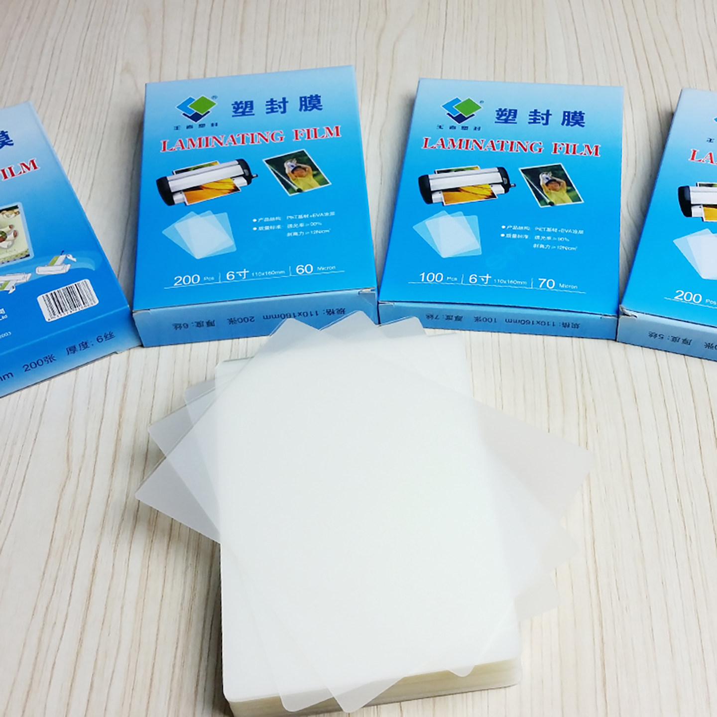 King 6 inch plastic sealing film 4R photo film over plastic film