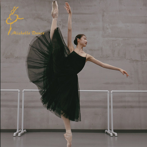 Michelle Dance 首席同款芭蕾钟形裙 吉赛尔之梦灰姑娘白色长款 - 图1
