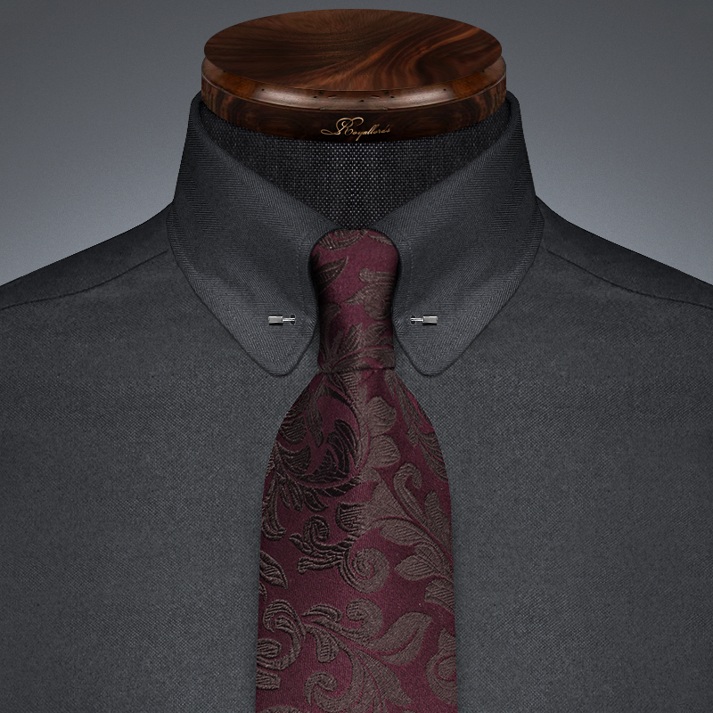 赤鸢 手打正装商务男领带休闲复古英伦唐花草高端级红色桑蚕真丝,淘宝优惠券,粉丝福利购,淘宝优惠卷