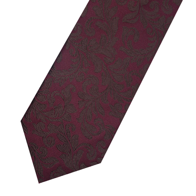 赤鸢 手打正装商务男领带休闲复古英伦唐花草高端级红色桑蚕真丝,淘宝优惠券,粉丝福利购,淘宝优惠卷