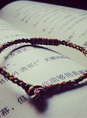 民族风手工编织流行红绳金刚结