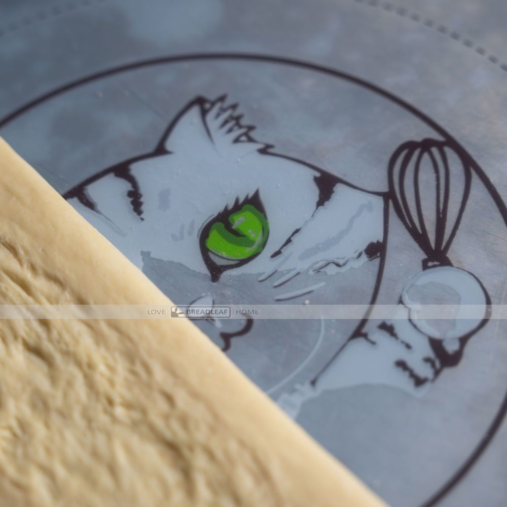 反面猫猫印刷揉面垫 半透明 50x70cm加大号硅胶揉面垫 无玻璃纤维,淘宝优惠券,粉丝福利购,淘宝优惠卷