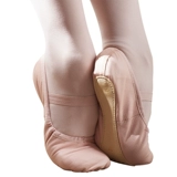 Королевские балетки, импортные детские кожаные туфли для принцессы, подходит для начинающих, из натуральной кожи, мягкая подошва