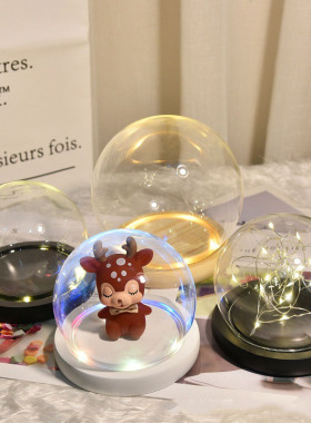 永生花diy玻璃罩节日手工材料