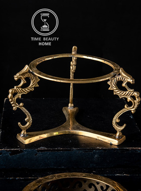 欧美ins黄铜摆件软装西洋古董