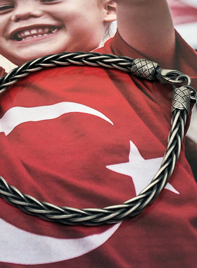 2024新款999足银编织龙骨手链