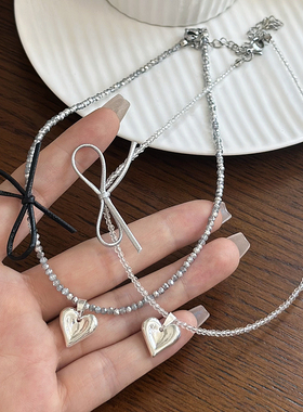 韩版东大门百搭闪闪新款锁骨颈链