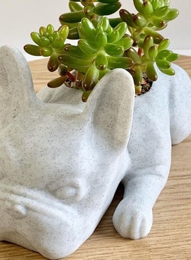 新款 打坐狗冥想狗户外装饰花园雕像树脂摆件园林庭院设计