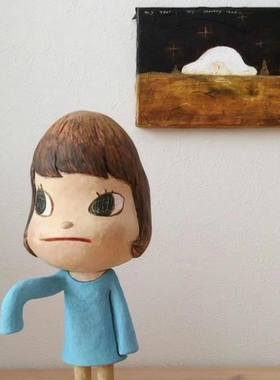 gd树脂奈良美智可爱摆件寻找女孩