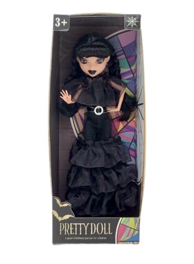 亚当斯的一家Wednesday Addams娃娃 Academy校服服装rave'n公仔