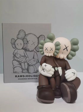 考斯CHANGBAI MOUNTAIN摆件公仔手办玩具雕塑潮玩搪胶双人