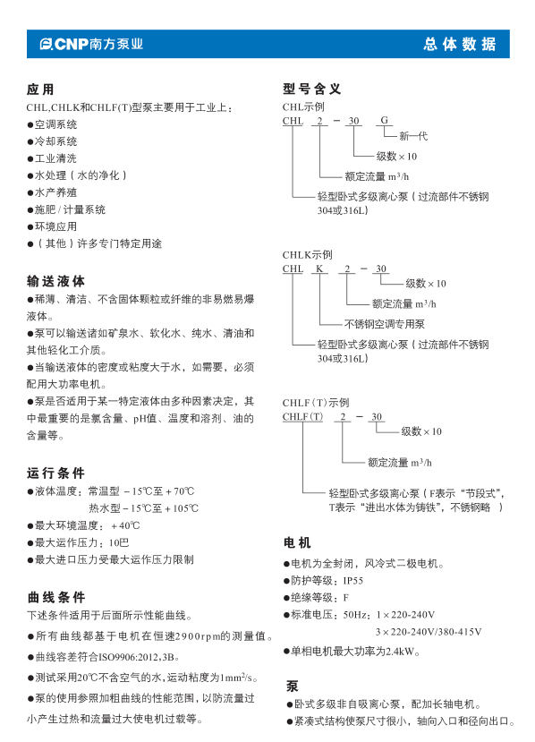 南方泵业  CHL12-20不锈钢卧式多级离心泵 杭州南方水泵 - 图0