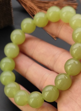 天然和田玉青海料手串百搭通勤