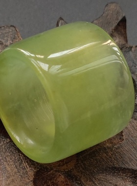 精品玉器高档岫玉扳指指环中号男