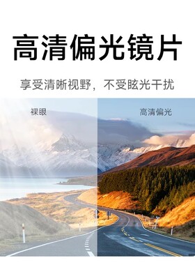 小米米家夹片偏光太阳镜眼镜夹片便携式高清偏光男女墨镜防紫外线