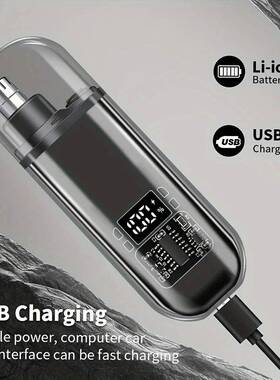 Suitable for men, USB charging nose and ear hair trimmer por