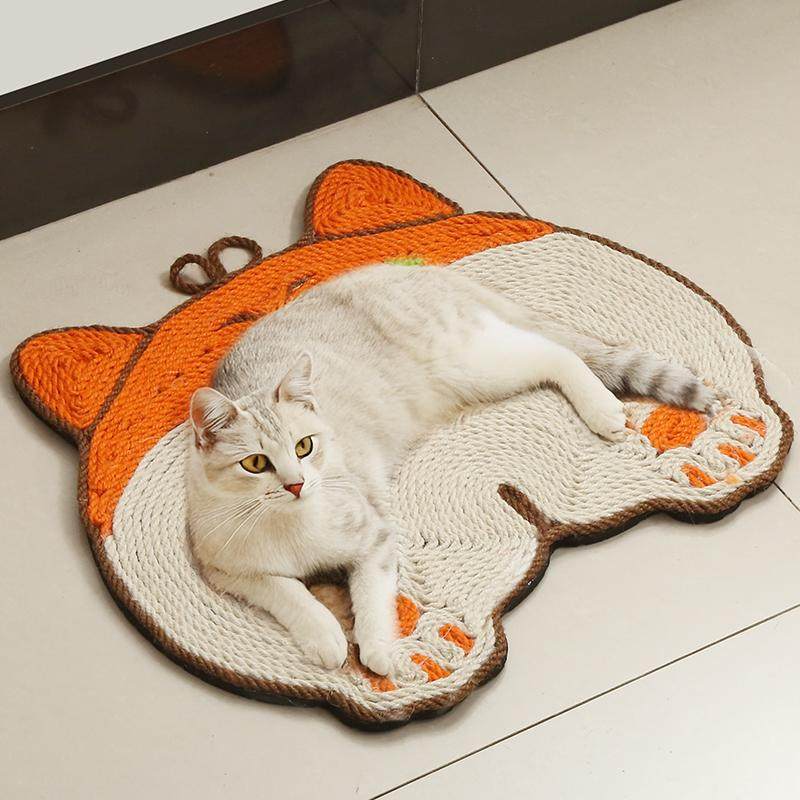 黄麻猫抓板磨抓耐磨可挂起猫爪板不掉屑猫抓垫立式贴墙猫咪玩具,淘宝优惠券,粉丝福利购,淘宝优惠卷