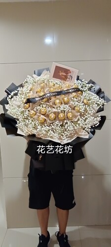 重庆主城同城送货到家创意花束生日花束18罐旺仔牛奶创意花束礼物 - 图1