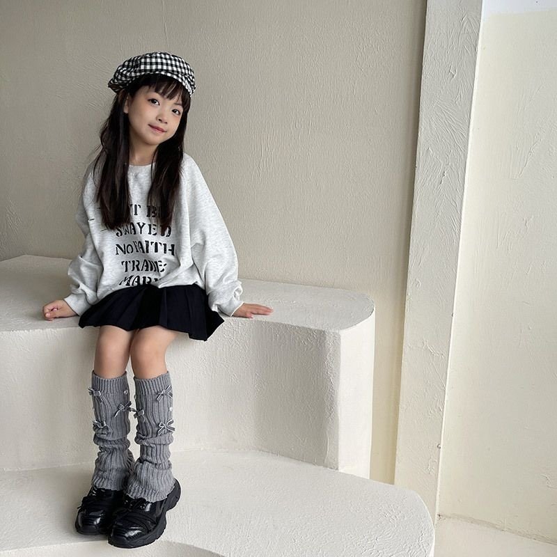 古德家秋冬新品爱心珍珠植绒蝴蝶结针织儿童学生木耳边袜套腿套,淘宝优惠券,粉丝福利购,淘宝优惠卷