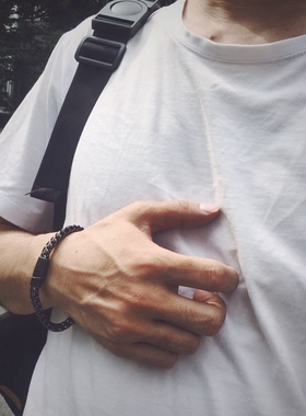 潮人复古风个性男士潮男手镯手链