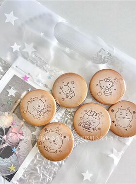 25MM可爱饼干古早味迷你小吧唧可爱卡通手账装饰吧唧25mm徽章别针