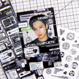 Южная Корея INSE Той же ошибка PING 404 серия серии Computer Frame Card Card Карта карты исправления карты DIY Decoration Patch Patch