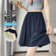Green Ice Silk Yamamoto Shorts Women's Summer Loose Casual