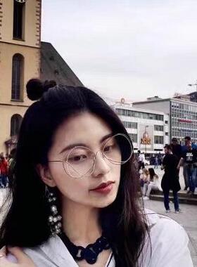 周冬雨李荣浩同款墨镜郭采洁马苏何穗度假旅行韩国个性太阳眼镜