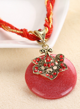 漂亮多种颜色民族风女士毛衣链