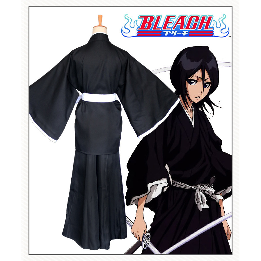 万圣节死神/Bleach朽木露琪亚衣服日本动漫和服COSplay服装女 - 图1