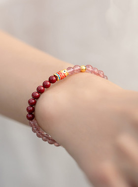 【普陀山官方】上岸锦鲤好运手链