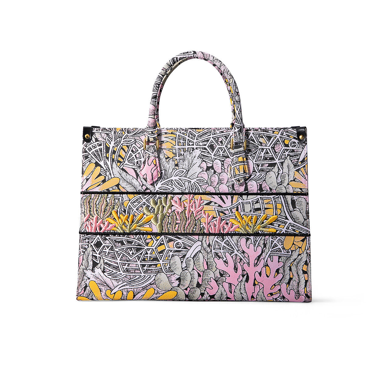 fion /菲安妮大容量油画联名托特包 FION菲安妮托特包